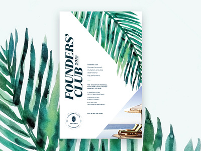 Samsara Founders' Club 2019 design green poster samsara typography