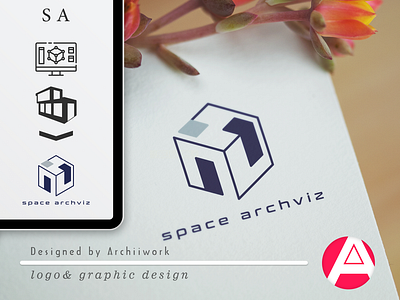 logo design for "space archviz" team