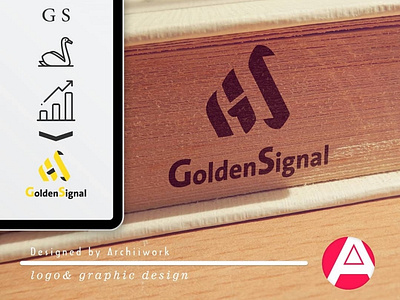 Golden signal logo design brand branding design economy exchange exchanger financial logo logo design logodesign logos stock stock market stocks