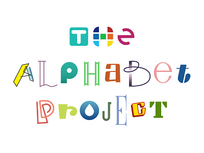 The Alphabet Project design type design typography vector