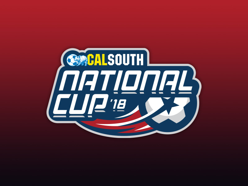 Cal South National Cup 2018 Logo by Logan Johnson on Dribbble