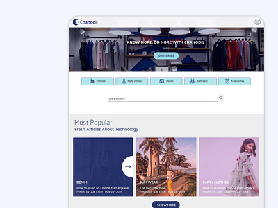 Fashion Blog blog cover blog theme blogger blues fashion app fashion blog fashion platform logodesign online platform platform ui ux ui ux user uidesign user experience user interface