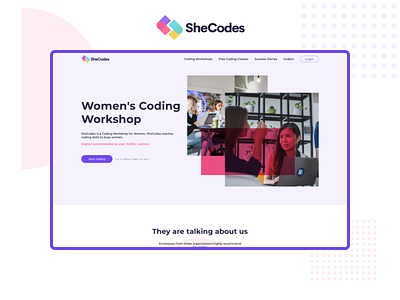 SheCodes Redesign adobe xd challenge figma redesign resume