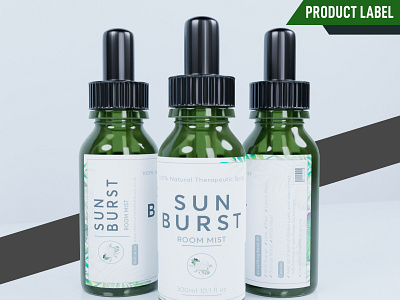 Product Packaging │ Product Package │ Label Design │ CBD Bottle