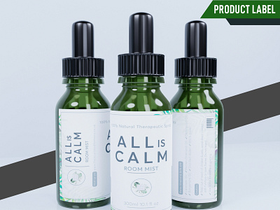 Product Packaging │ Product Package │ Label Design │ CBD Bottle