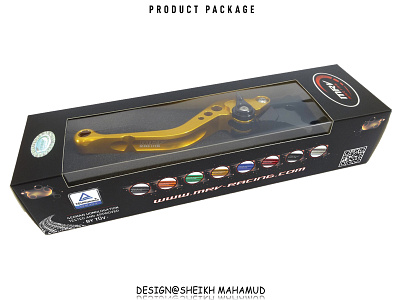 Product Packaging │ Racing Lever Packaging │ Product Label