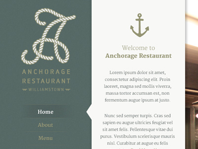 The Anchorage Restaurant Website