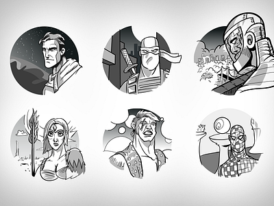 Heroes sketches comics heroes illustrator sketch villains