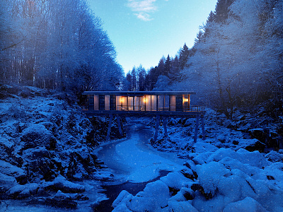 the river home architecture concept