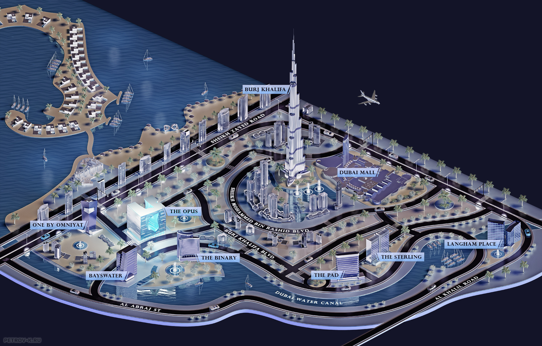 Бурдж халифа на карте. Даунтаун Дубай на карте. Бурдж Халифа на карте Дубая. Бурш Халифа 3д. Дубай Молл Бурдж Халифа.