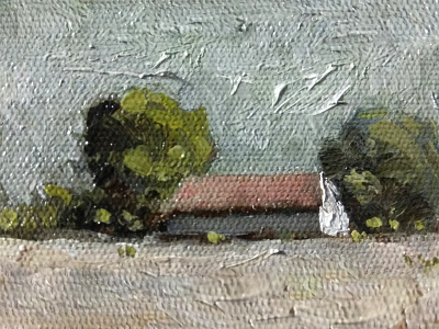 Village House house painting landscape painting oil painting