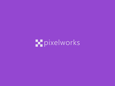 Logo | Pixelworks abstract art brand brand identity design firm graphic graphic design logo design logos minimal polygons visual