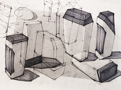 ID Sketching | 006 cubes delft design designer id id sketching industrial design inspiration linework mechanical engineering objects product design rough school shapse sketches sketching technology university work