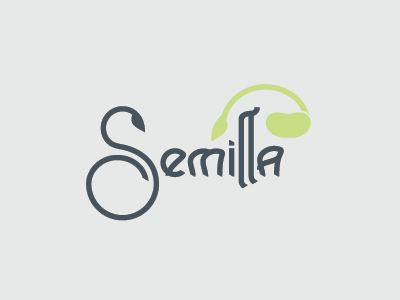 Semilla Mexican Street Food branding food identity logo mexican seed semilla typography