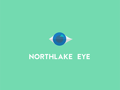 Northlake Eye branding eye eyes identity lake logo north