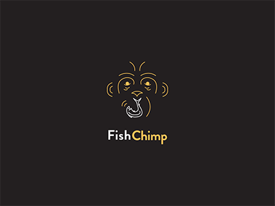 Fish Chimp boats branding charter fishing identity logos