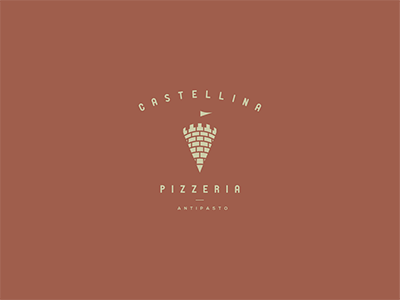 Castellina branding castle food identity logos pizza pizzeria restaurant