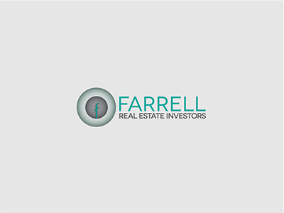 Farrell branding door farrell identity investors keyhole lockset logo real estate