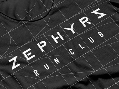 The ZRC branding design golden section identity jersey logo running typogaphy
