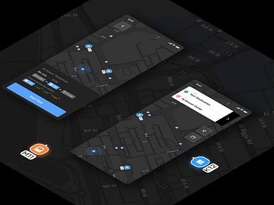 RTA Transport/Navigation App app app design bus app car dark ui design ios map map app metro navigation navigator product design public transport subway taxi transport transportation ui ux