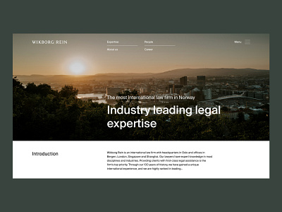 Landing page clean homepage image landing minimalist typography web whitespace