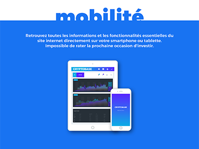Cryptobase project application design graphism photoshop responsive template webdesign