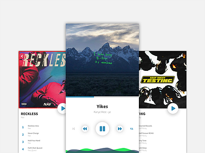 Qobuz redesign #1 - iOS app concept france ios mobile music music player qobuz redesign ui ux webdesign