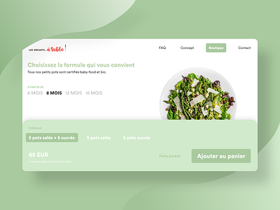 Online Shop concept design france interface shop template ui ux webdesign