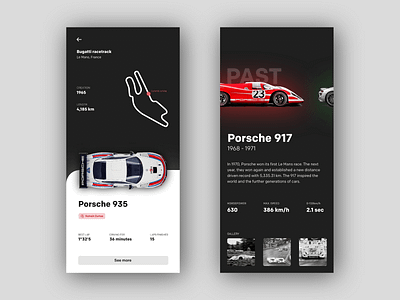 Porsche Experience App - Visual