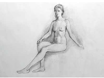 Drawing nude woman figure from life drawing figure life naked nature nude pencil portrait woman