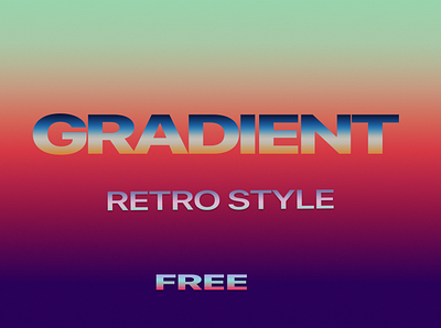Free Gradient Styles 80s figma free gradiant gradient design retro design vintage