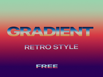 Free Gradient Styles