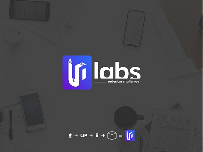 uplabs logo redesign challenge