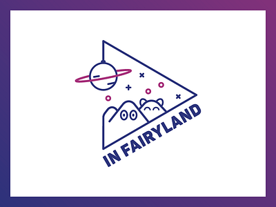 In Fairyland blue fairyland pink planet space