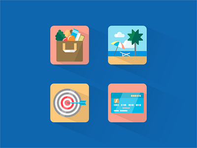 Icon set app banking credit card everyday holiday icon icon set target ui