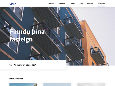 Skills Iceland competition design filter houses re design real estate search ui ux web design