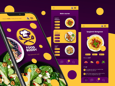 Food App app branding cook food graphic design healthy