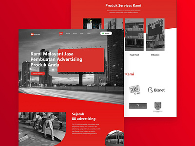 Advertising Agency Landing Page