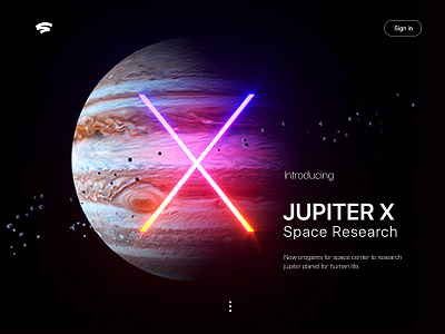 Jupiter Space Research 3d app art cinema 4d design dribbble dribbble debut figma graphic design homepage illustration logo photoshop screen design ui ux vector web web design webdesign