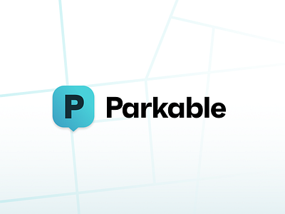 Parkable Logotype app branding logo logotype parking