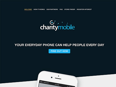 Charity Mobile website