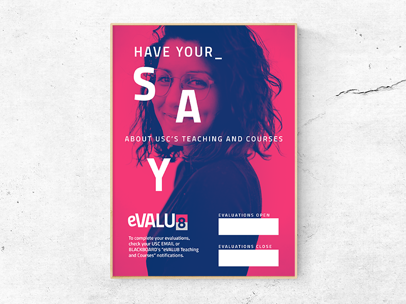 Poster design duotone education branding communication design visual design