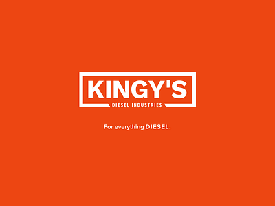 Kingy's Diesel Industries Logo branding design logo