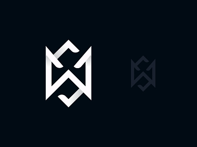 Logo branding design geometric identity logomark mask ui ux vector web white