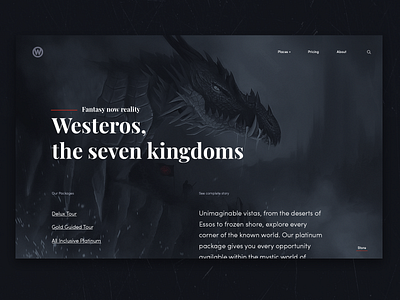 Travel Westeros by Ushan on Dribbble