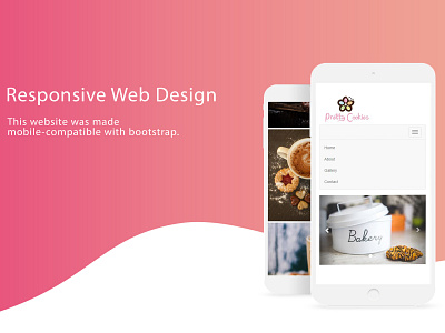 Cookie Shop Website app cookies interaction mobile mobile design responsive ui ui design uiux ux web design website