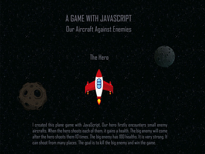 A Game with JavaScript aircraft css game html 5 javascript plane programming