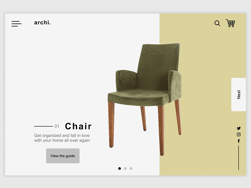 Furniture Landing Page