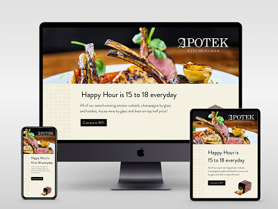 Wifi Login Pages | Client: Robust bar brand branding connect design login photography restaurant ui web web design website wifi