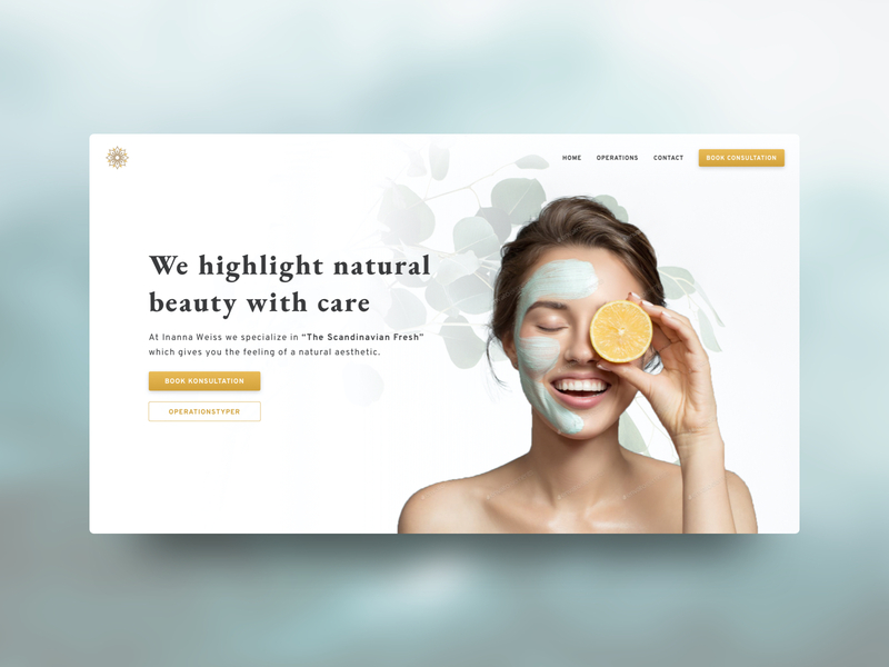 Web Concepts | Plastic Surgery Clinic beauty clean clinic health health care organic plastic surgery ui web web design website wellness wordpress